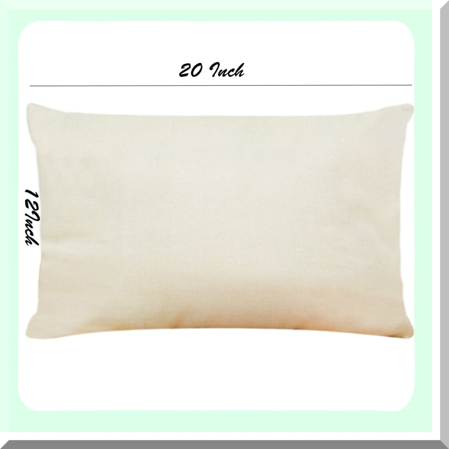 Sunset Boho Decorative Pillow Cover - 12x20 Inch Throw Pillow Case for Girls Bedroom, Sofa, Living Room - Home Decorations Sunrise Theme