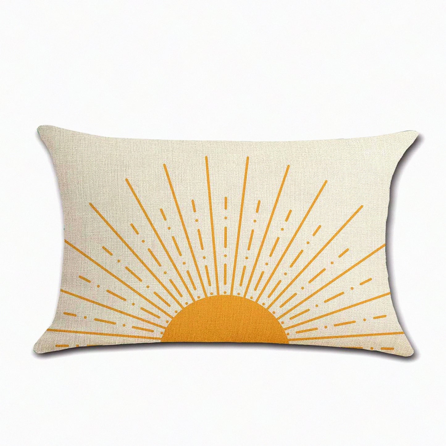 Sunset Boho Decorative Pillow Cover - 12x20 Inch Throw Pillow Case for Girls Bedroom, Sofa, Living Room - Home Decorations Sunrise Theme