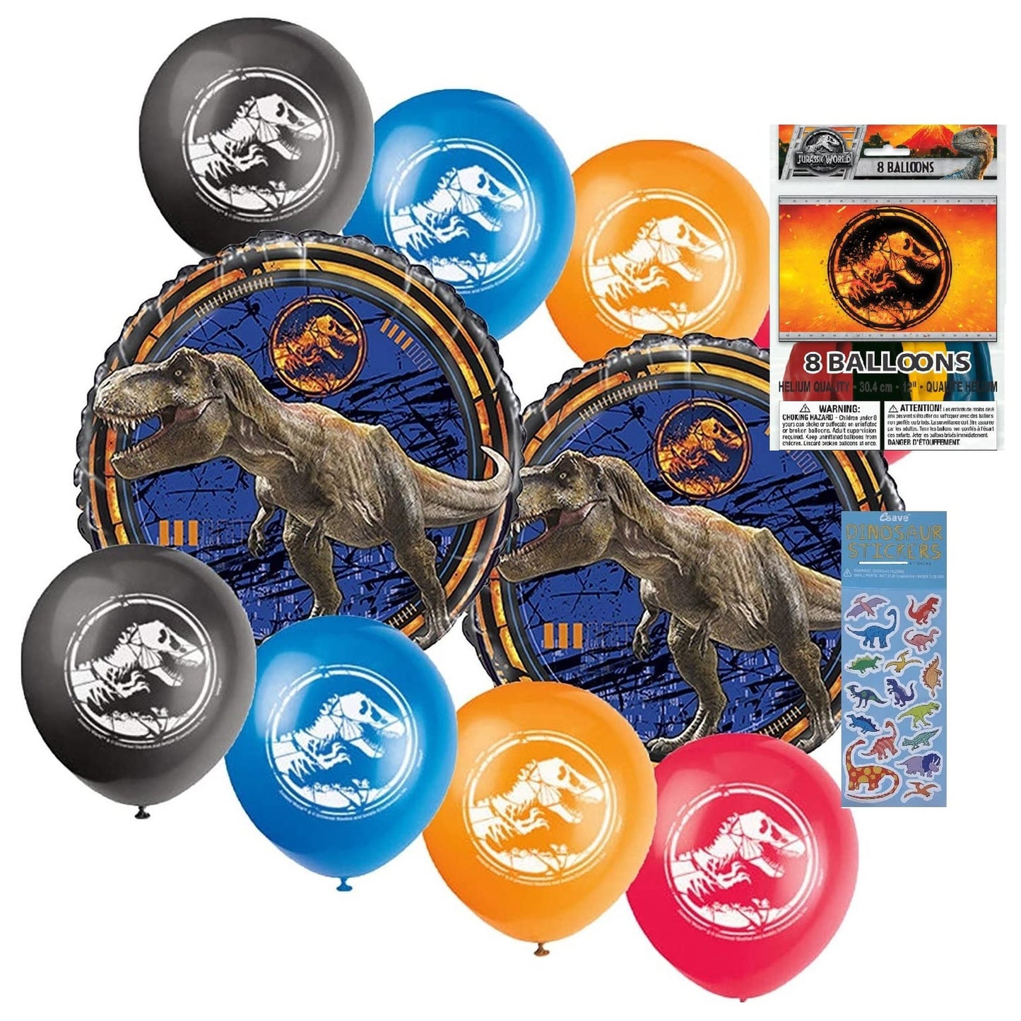 Dinosaur Birthday Party Supplies Balloon Decoration Bundle