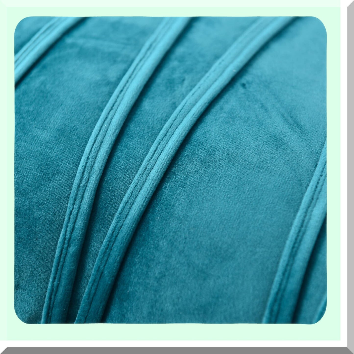 Luxury Velvet Accent Pillow Set - Plush Teal Sofa Throw Covers for Living Room Decor - Square Cushion Cases 18X18 - Bed Couch Pillows