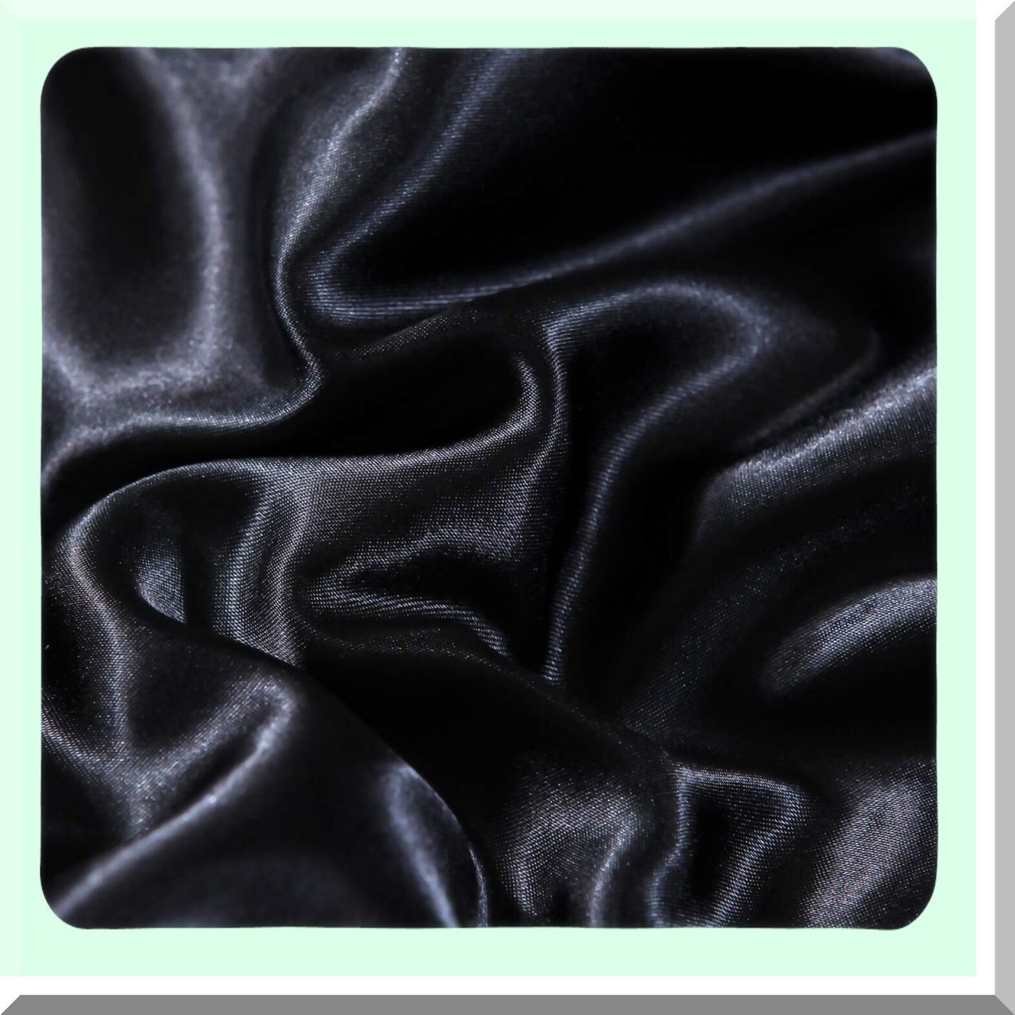 Luxury Black Silky Comforter Set - Soft Lightweight Microfiber Quilted Bedding with Matching Pillow Covers - Queen Size for Summer, Spring, Autumn