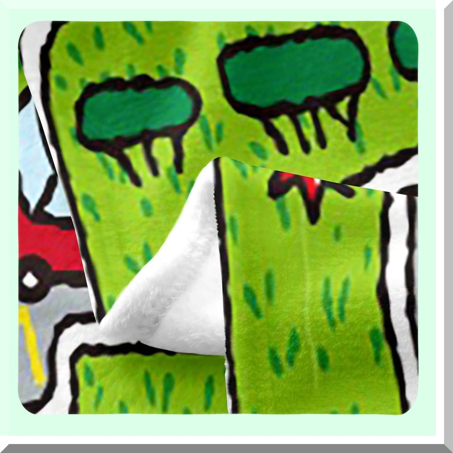 RaceTrack Adventure Plush Blanket - Soft, Colorful, All-Season Fun for Kids