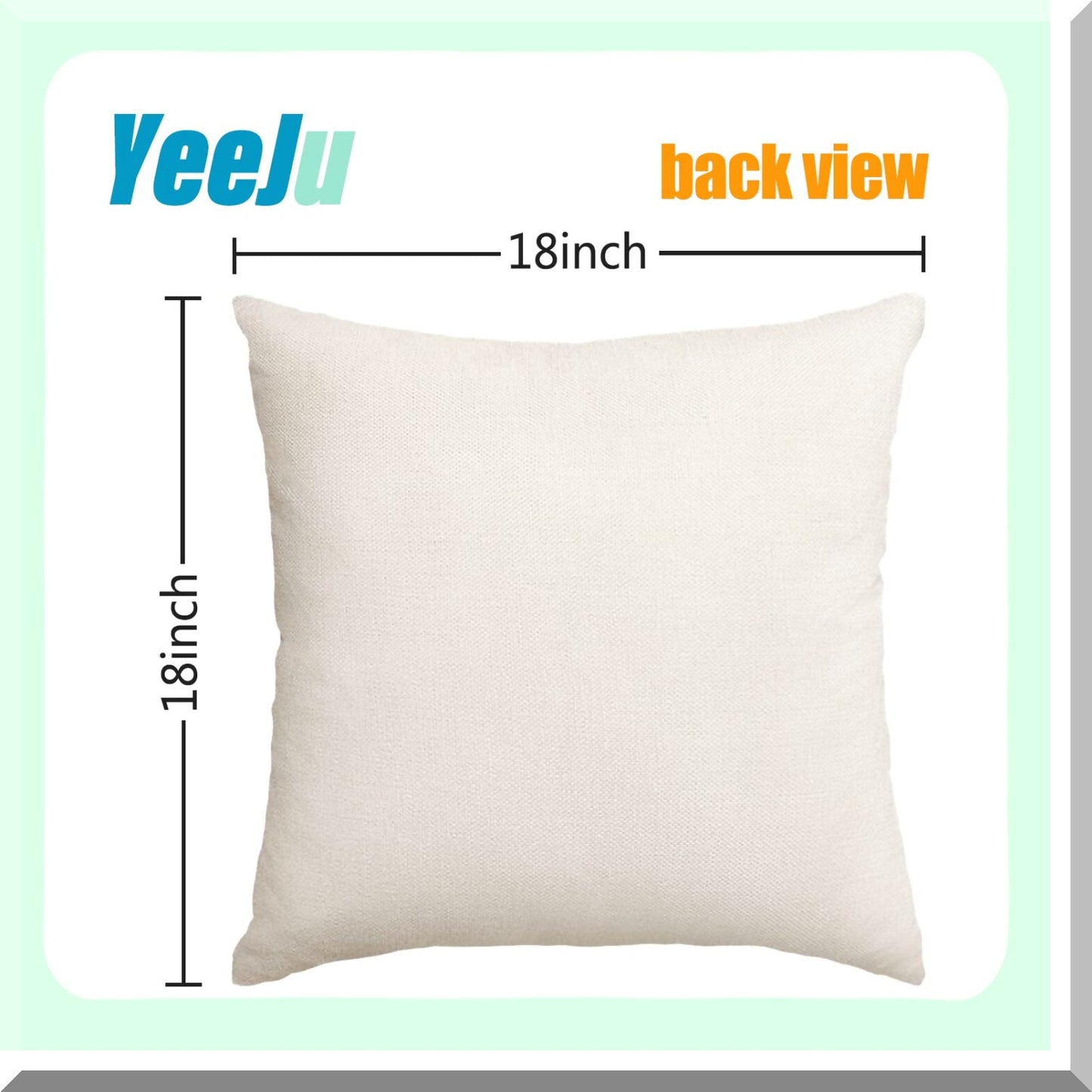 Autumn Harvest Pillow Cover Set - Thanksgiving Pumpkin Orange Cushion Covers for Outdoor Sofa & Couch - Fall Decorations 18x18 Inch - Set of 4