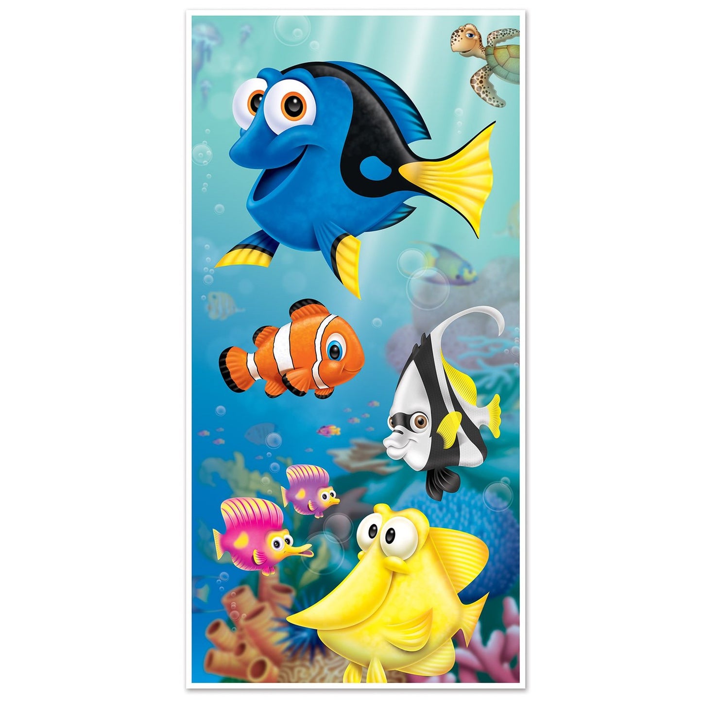 Under the Sea Plastic Door Cover for Parties