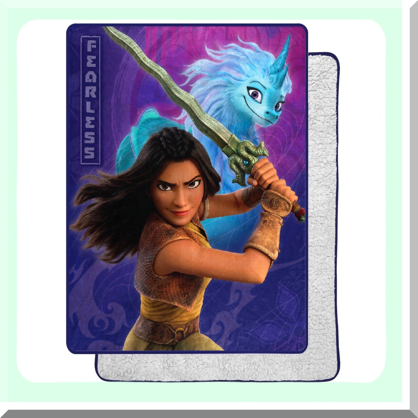 Fearless Comfort: Raya Silk Touch Sherpa Throw Blanket, 60" x 80"