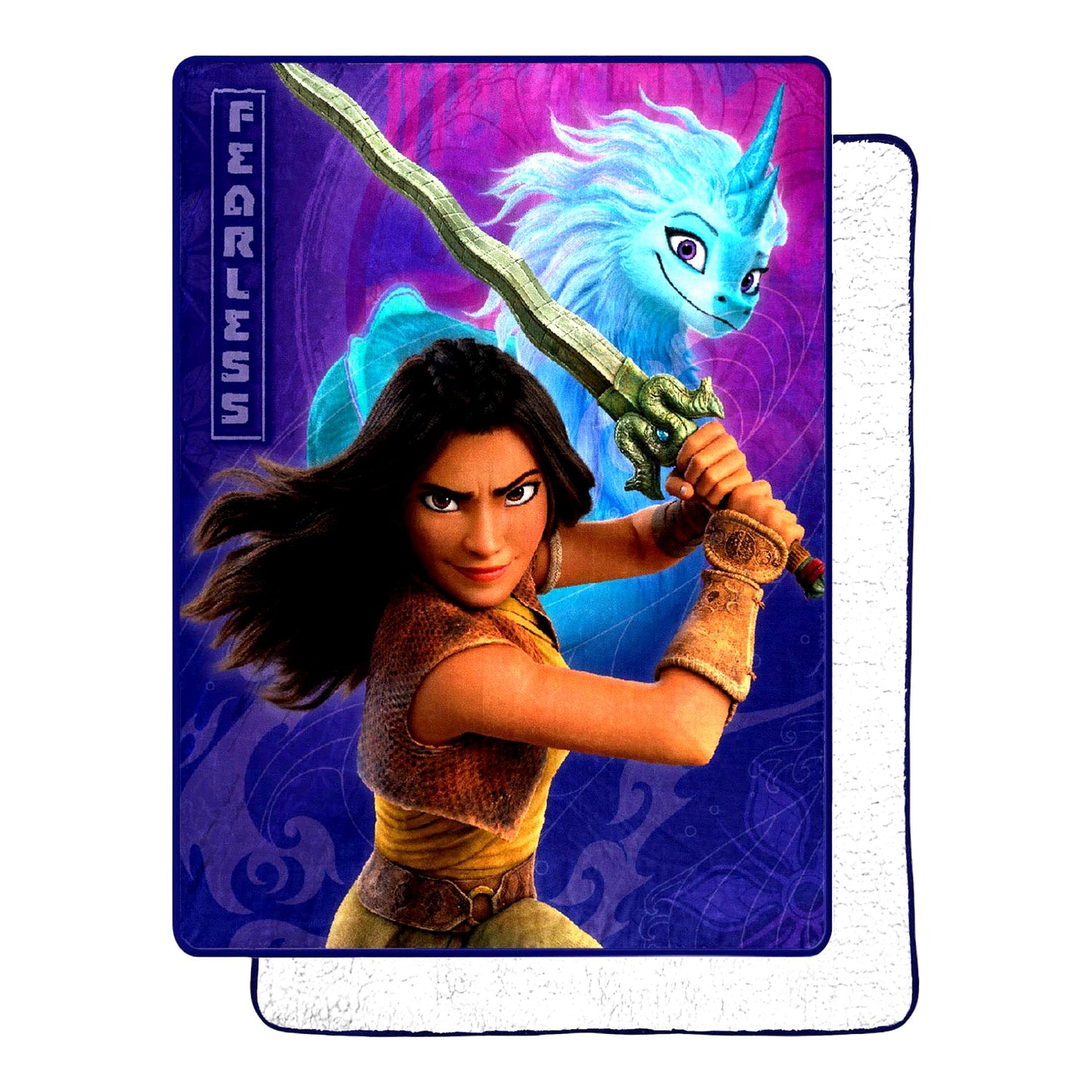 Fearless Comfort: Raya Silk Touch Sherpa Throw Blanket, 60" x 80"