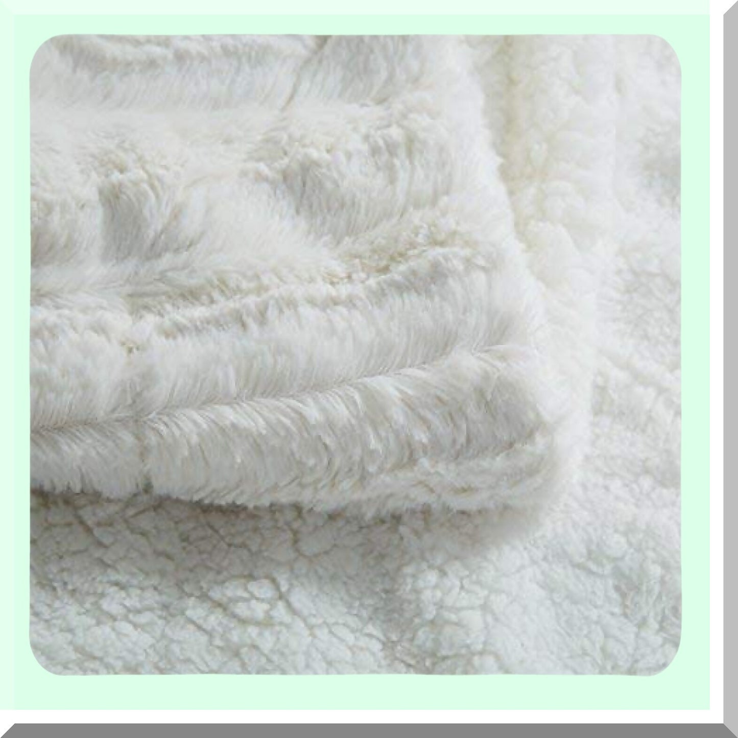 UltraCozy Polar Sherpa Throw Blanket - Super Soft & Warm, 50"x60""