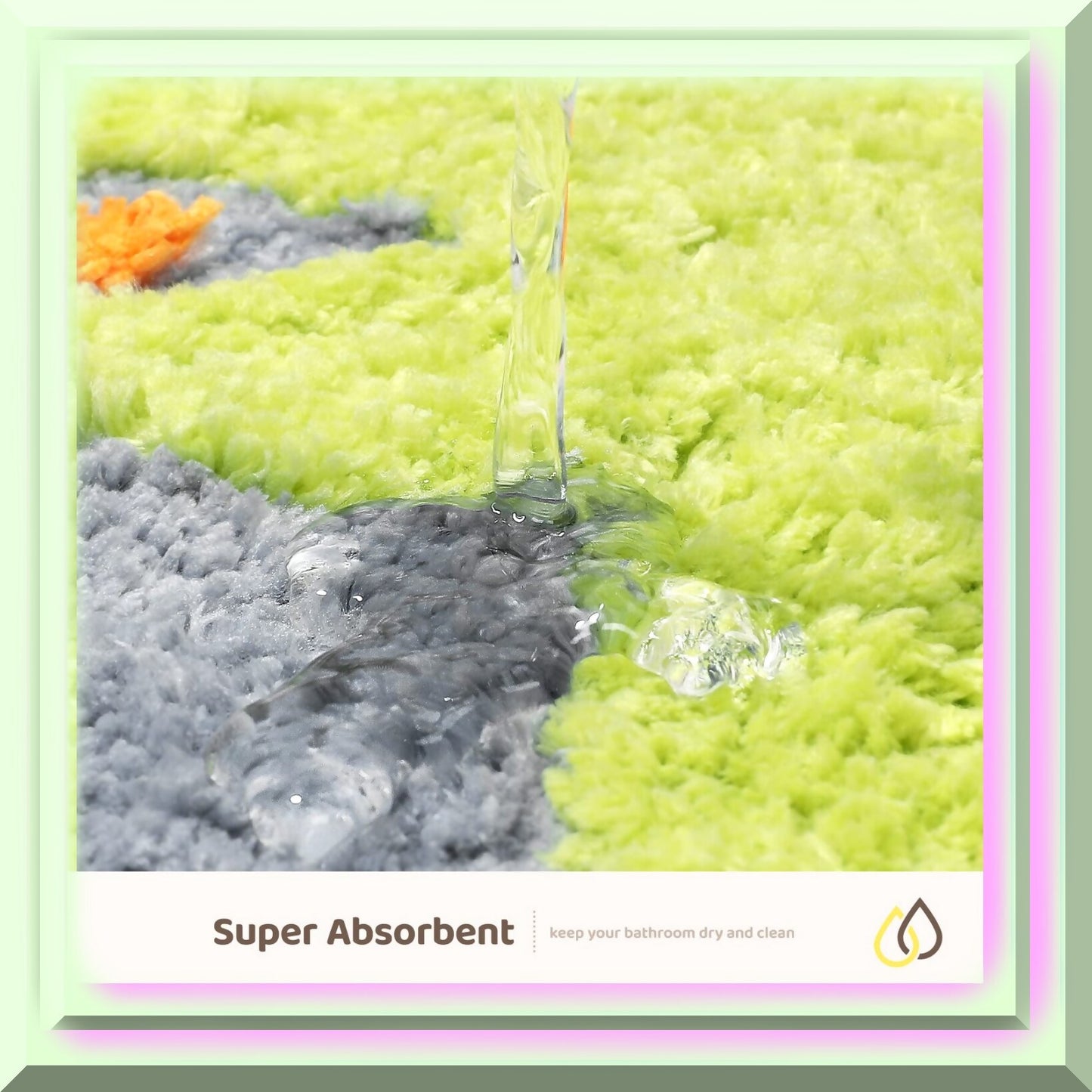 Dinosaur Non Slip Bath Mat 20x31 Inches