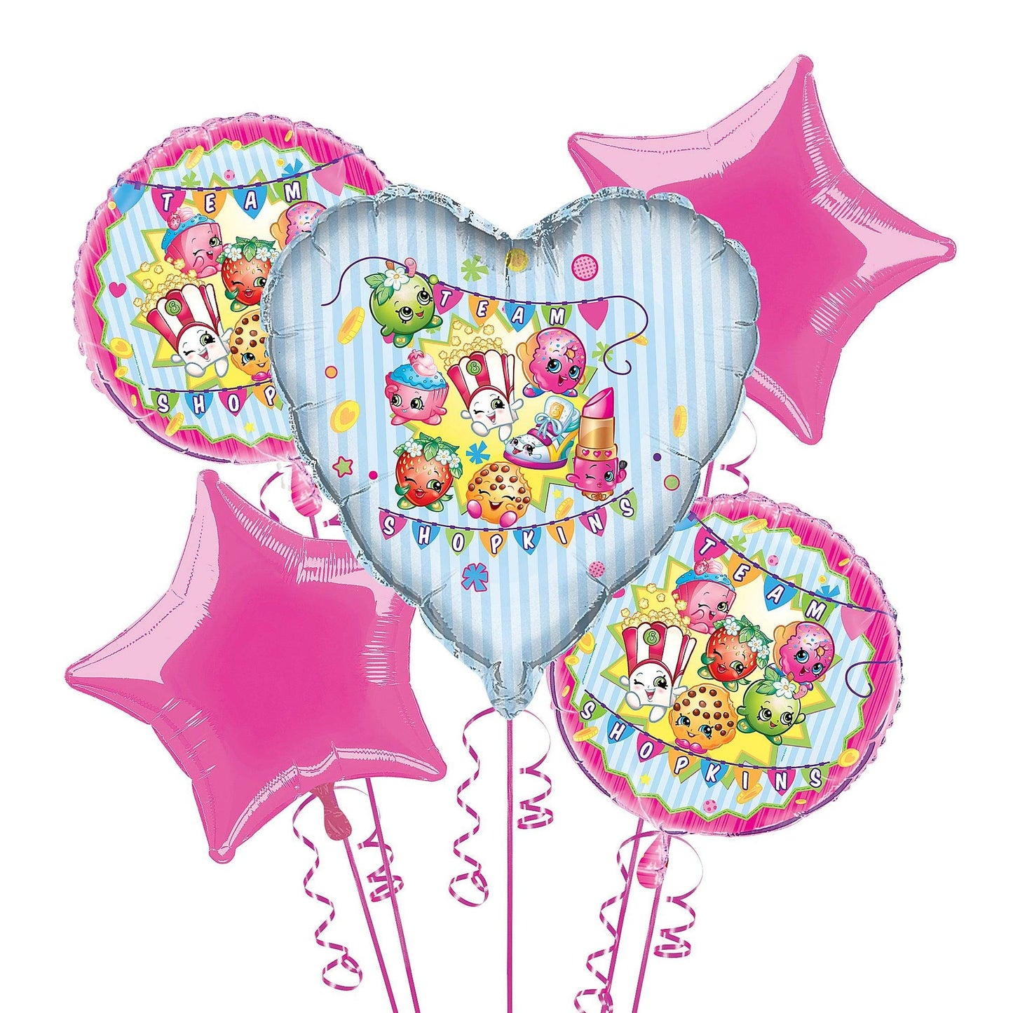Shopkins Balloon Bouquet Kit for Kids' Birthday Decor