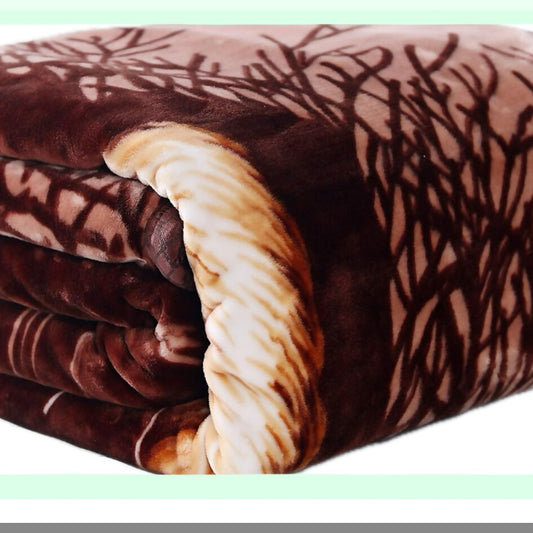 Wild Tiger Plush Blanket - Heavy, Thick & Soft Fleece for Cozy Winter Comfort, Queen Size 79" x 95""
