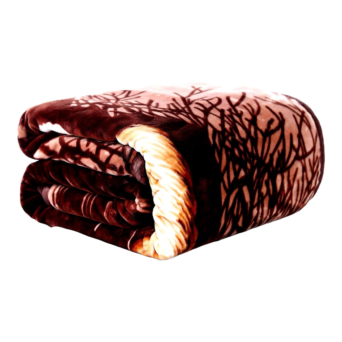 Wild Tiger Plush Blanket - Heavy, Thick & Soft Fleece for Cozy Winter Comfort, Queen Size 79" x 95""