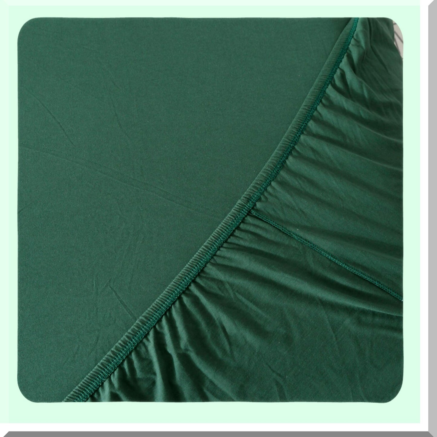 UltraSoft Cotton Jersey Knit Bedding Set - 3 Piece Fitted Sheet & Pillowcase Bundle in Grey - Cozy Sleep Essentials for Home Décor & Comfort