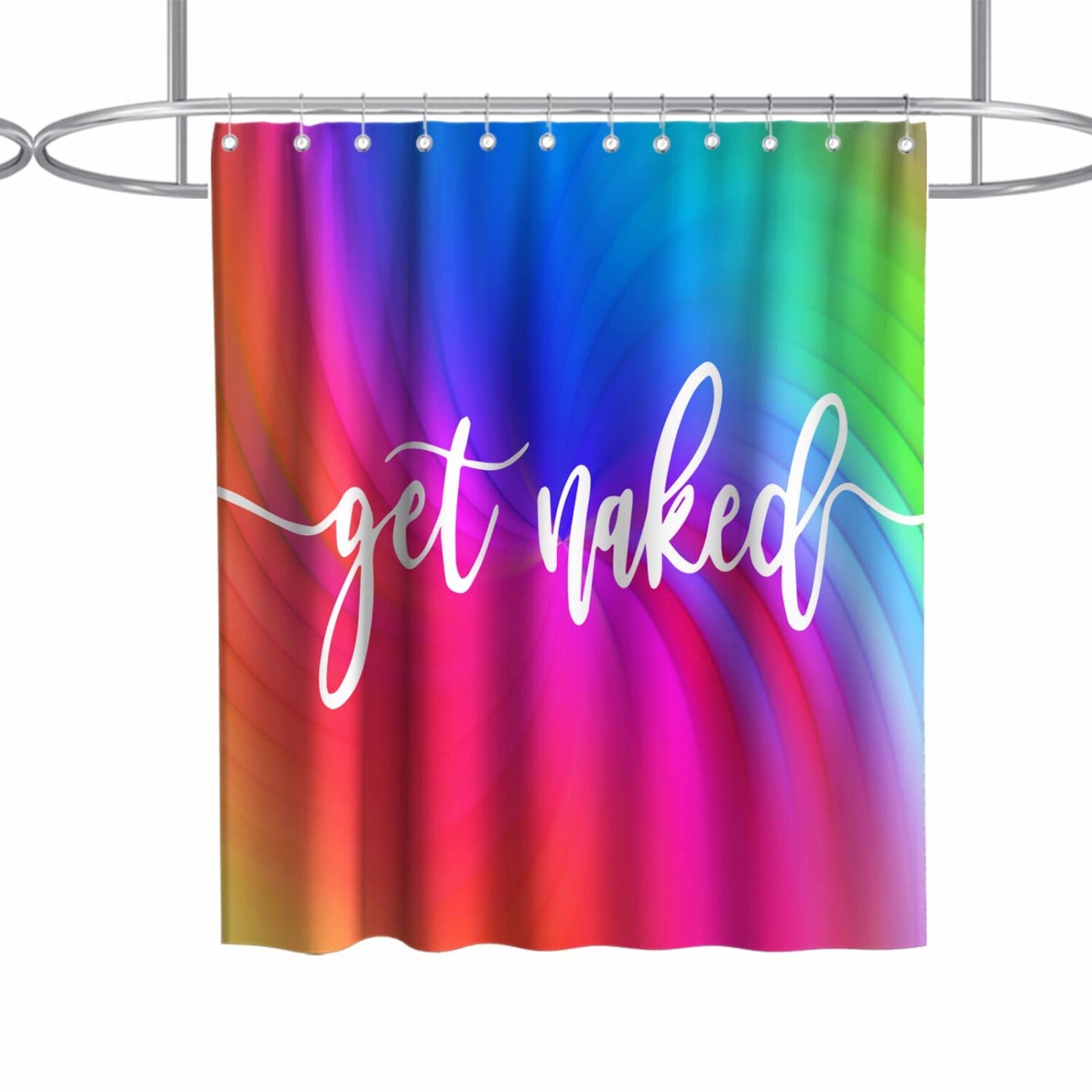 Get Naked Shower Curtain Sets 72x72 Inches
