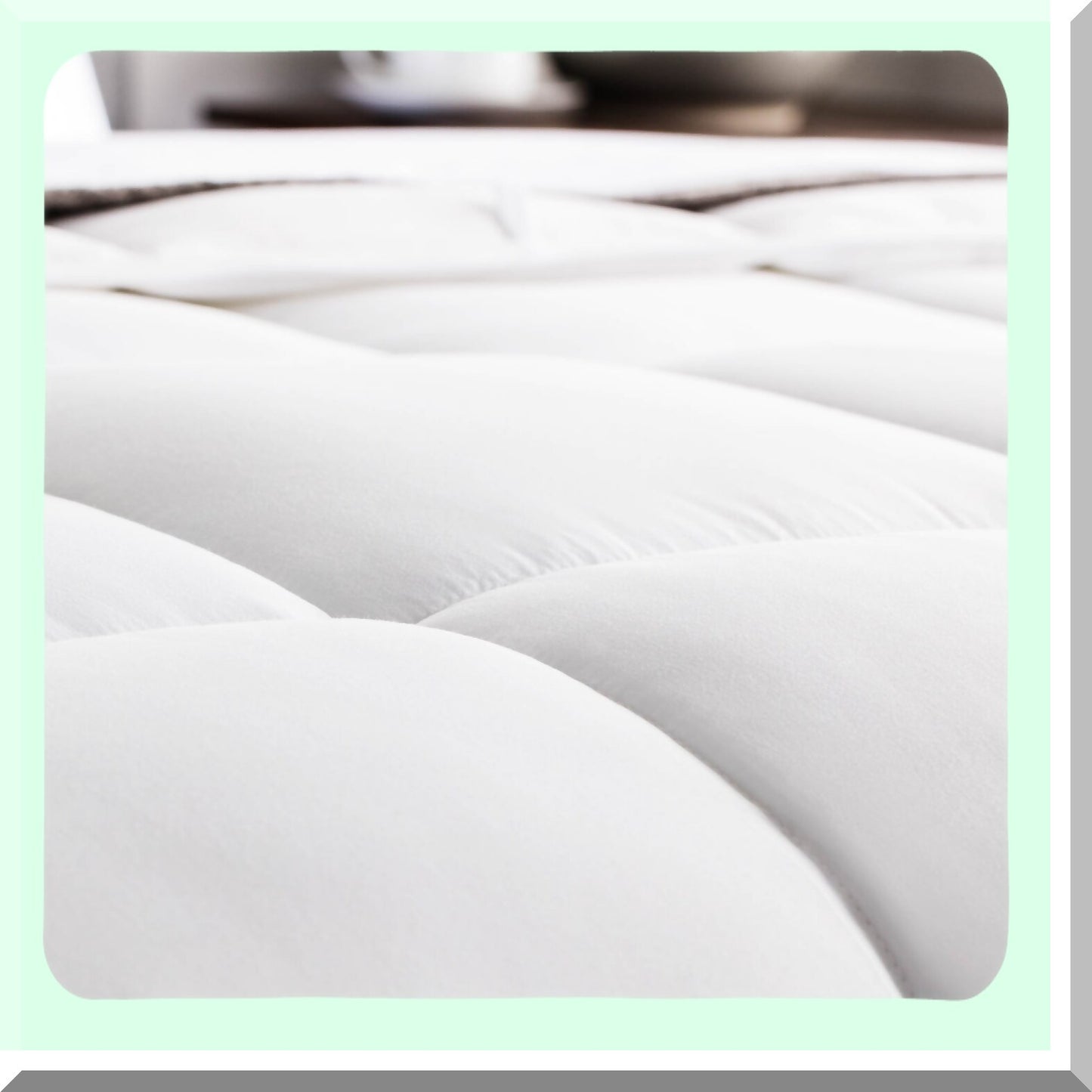 All Season White Microfiber Quilted Comforter - Full Size Down Alternative Duvet Insert with Box Stitched Design for Ultimate Comfort
