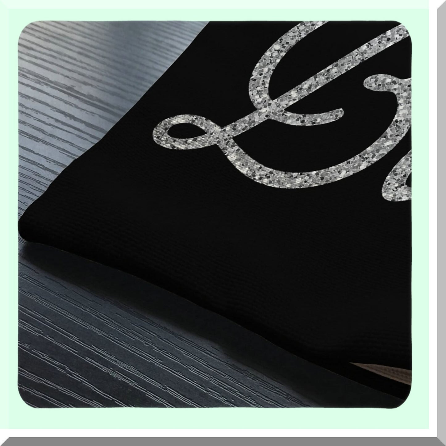 Blessed Words Inspirational Lumbar Pillow Cover - Black Cotton Linen Throw Cushion for Sofa Home Decor - 12"x20" Oblong Case