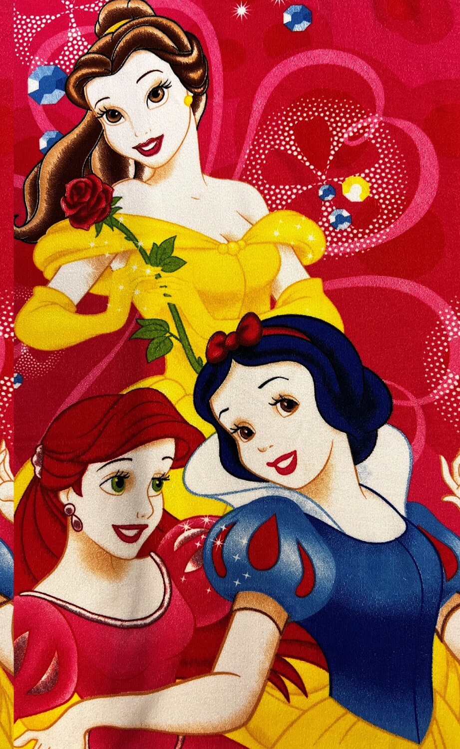Girls Microfiber Rapunzel Princess Red Fast Dry Towel