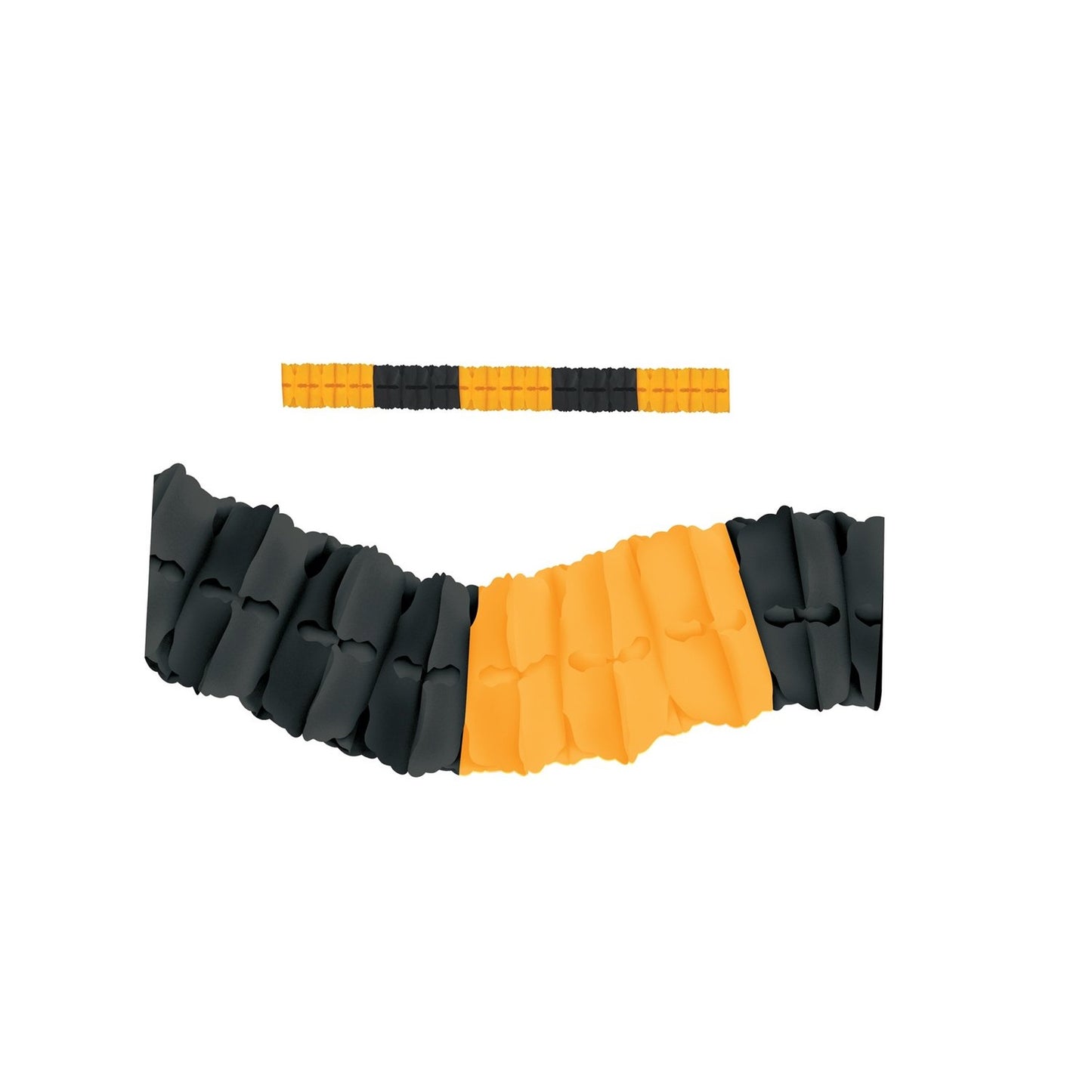 Black and Golden Yellow Leaf Garland for Parties