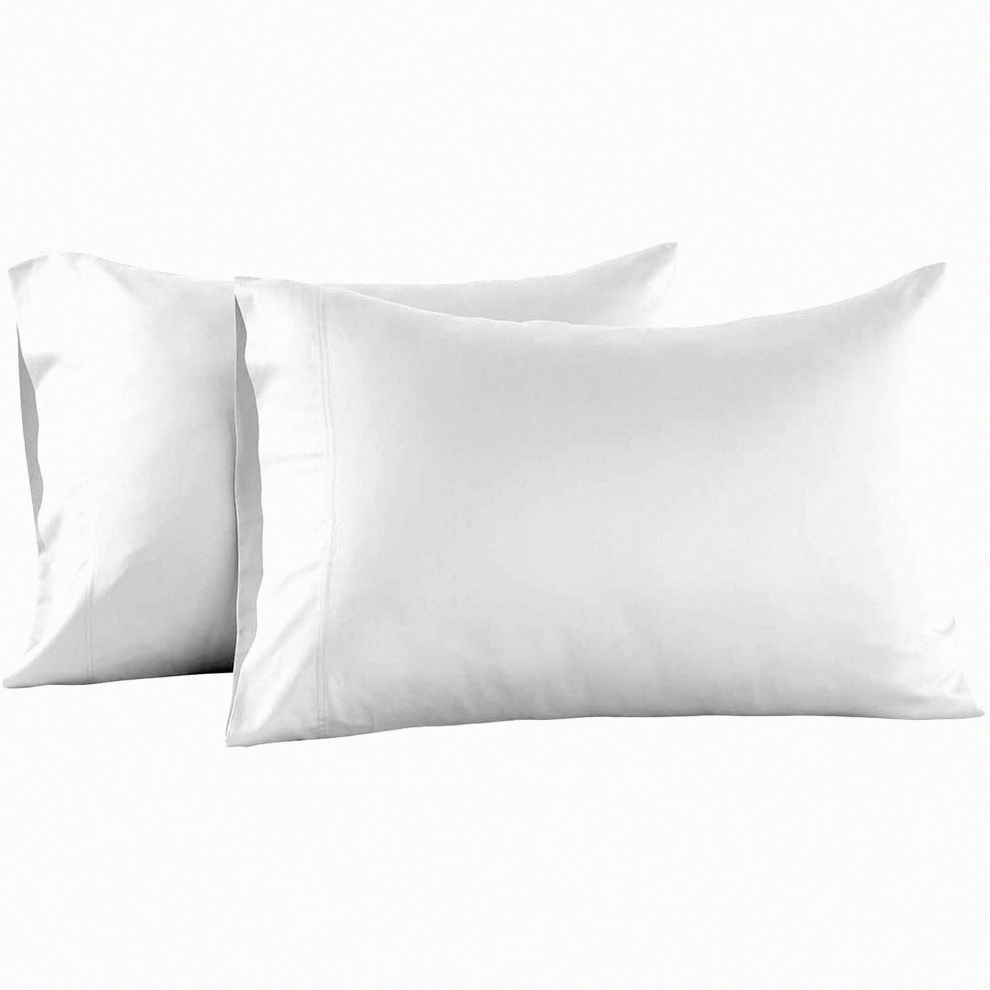 Luxury Percale Cotton Pillowcase - Standard Size, 200 Thread Count, Soft & Smooth, Pre-Washed for Ultimate Comfort & Durability