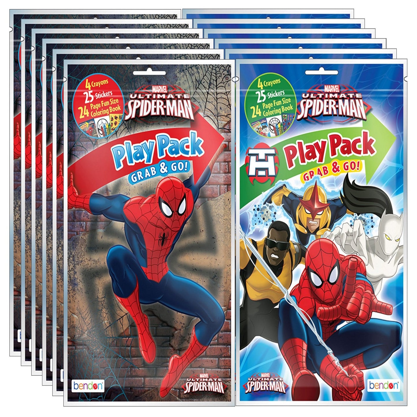 Spider-Man Grab & Go Play Packs Bundle of 12