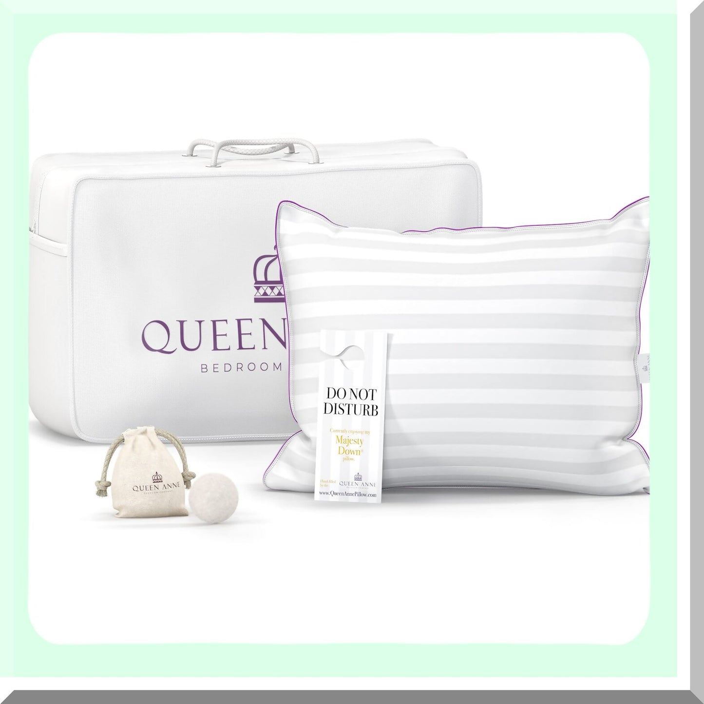 Majestic USA Made Luxury Down Alternative Hypoallergenic Bedding - Standard Medium - Synthetic Allergy Free - Hotel Quality