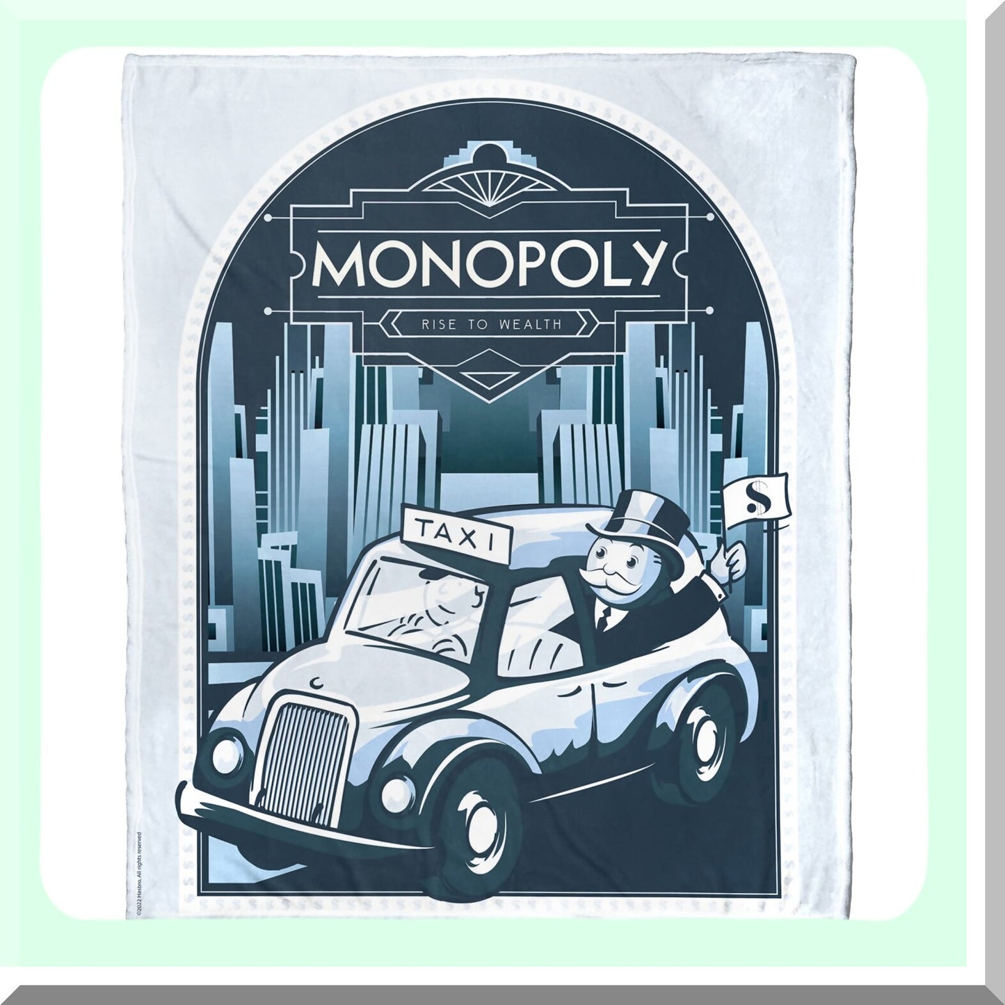 LuxWeave Monopoly Silk Touch Throw Blanket - 50"x60" Cozy Comfort for Ultimate Wealth"