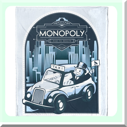 LuxWeave Monopoly Silk Touch Throw Blanket - 50"x60" Cozy Comfort for Ultimate Wealth"