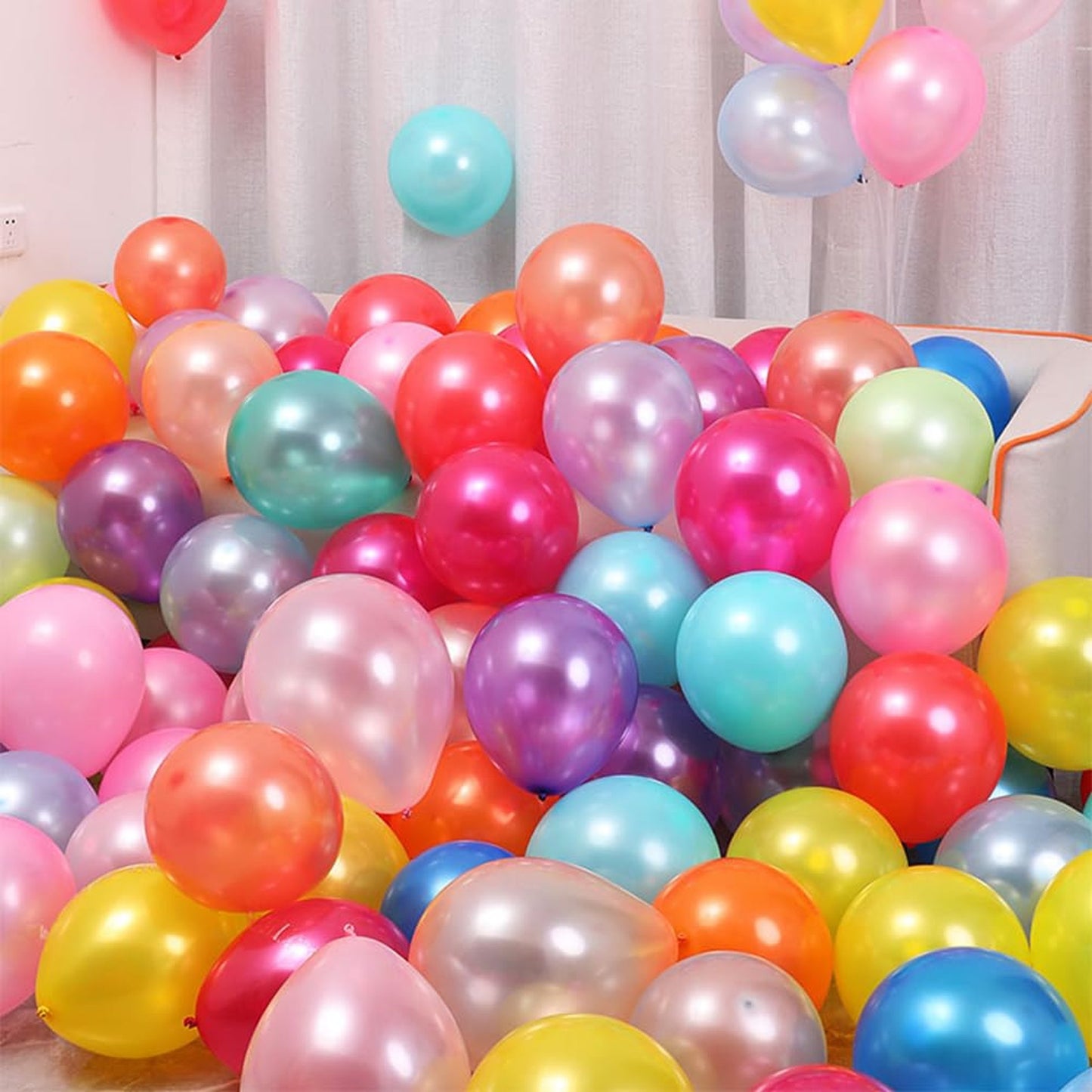 300 Assorted Color Balloons for Parties and Events