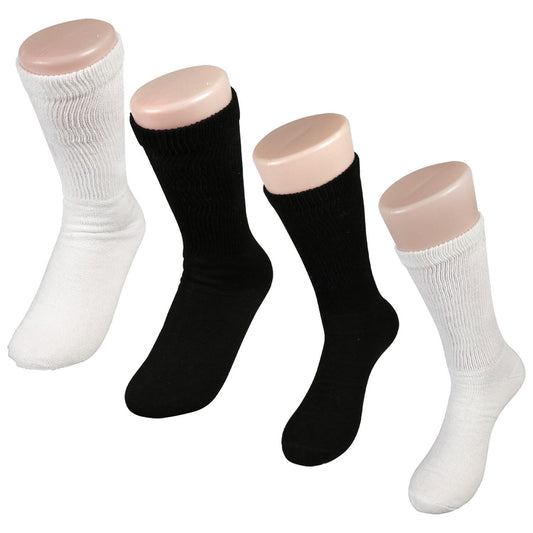 Men's and Women's Diabetic Crew Socks (Pack of 48)