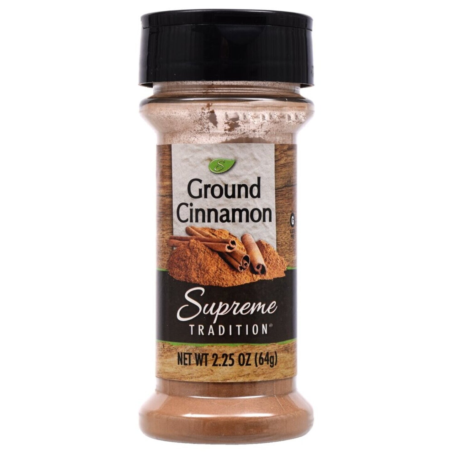 Supreme Tradition Ground Cinnamon, 2.25-oz. (Pack of 12)