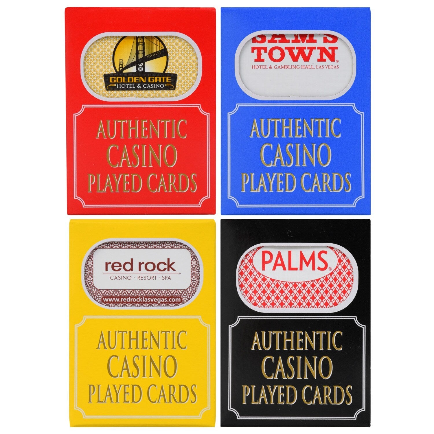 Las Vegas Casino Themed Playing Cards (Pack of 18)