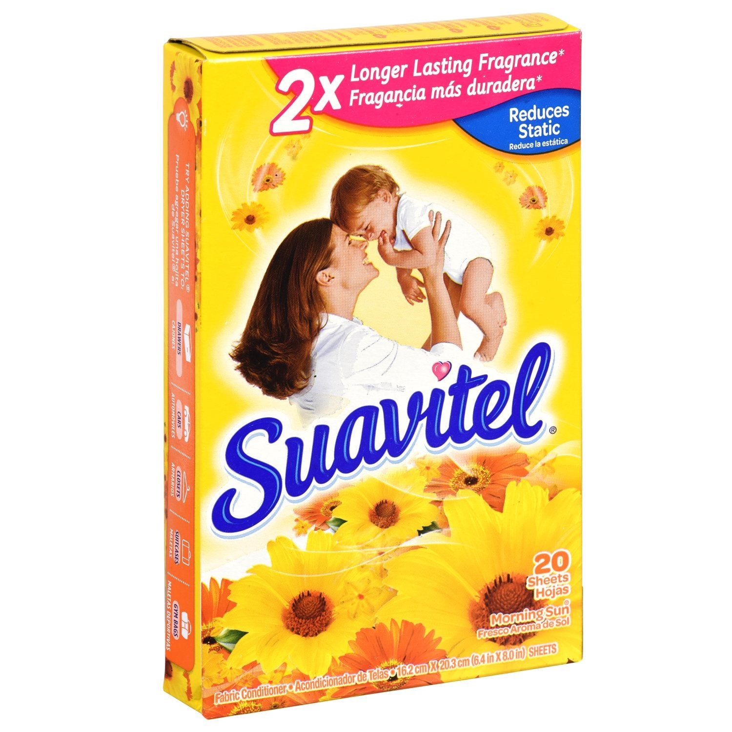 Suavitel Morning Sun Dryer Sheets, 20-ct. Boxes (Pack of 15)