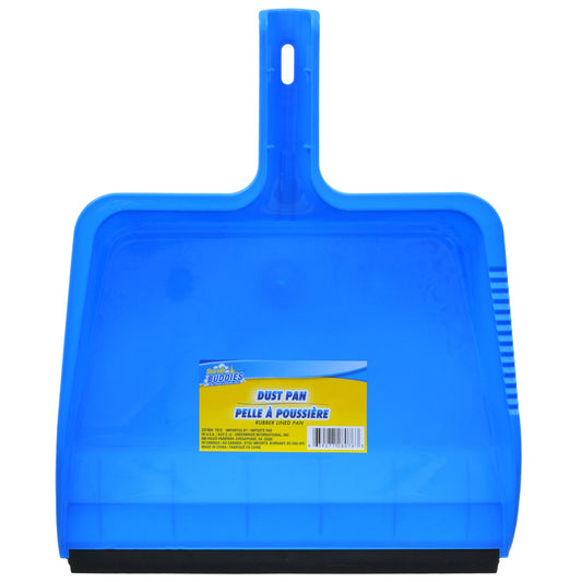 Scrub Buddies Blue Plastic Dust Pans, 12x15-in. (Pack of 24)