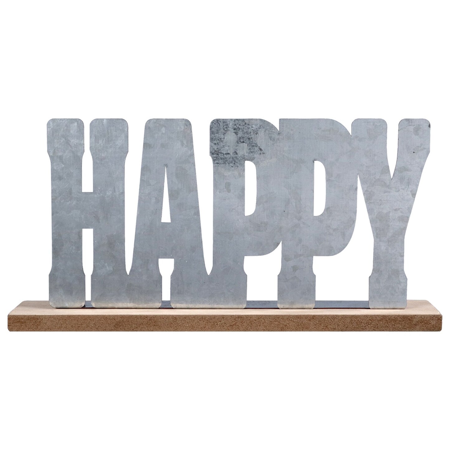 Galvanized Metal Tabletop Sentiments 1.375x7.875x3.75 in. (Pack of 24)