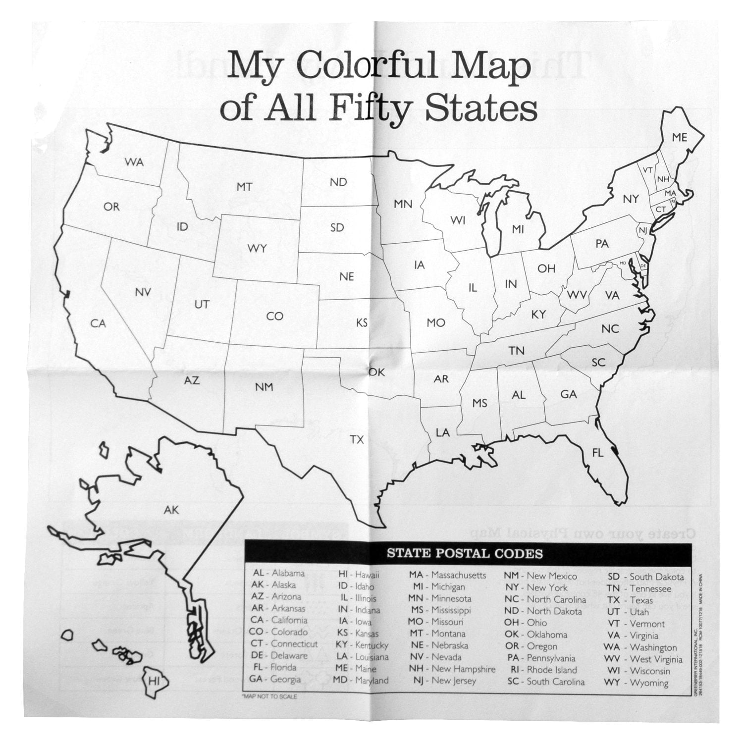 Crayola Creative Classroom Color The USA Kits by Teaching Tree (Pack of 24)