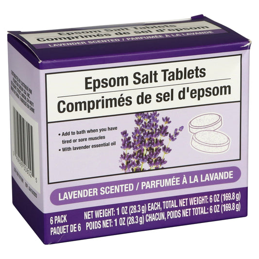 Epsom Salt Tablets, 6-ct. Boxes (Pack of 24)