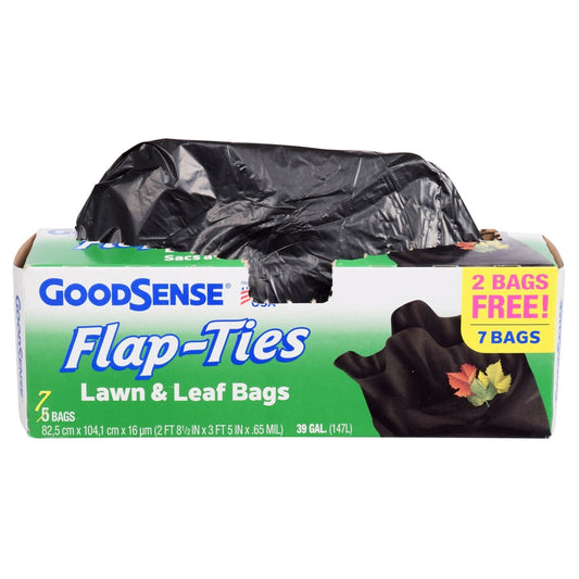 GoodSense 39-Gallon Jumbo Trash & Lawn Bags, 7-ct. Boxes (Pack of 24)