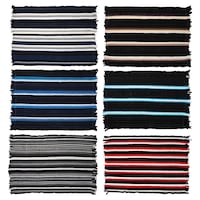 Home Collection Striped Rugs, 15x21 in. (Pack of 24)