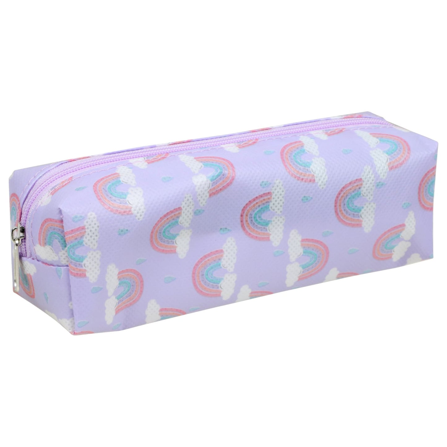 Adore Polyester Square end Zipper Pencil Pouch (Pack of 18)