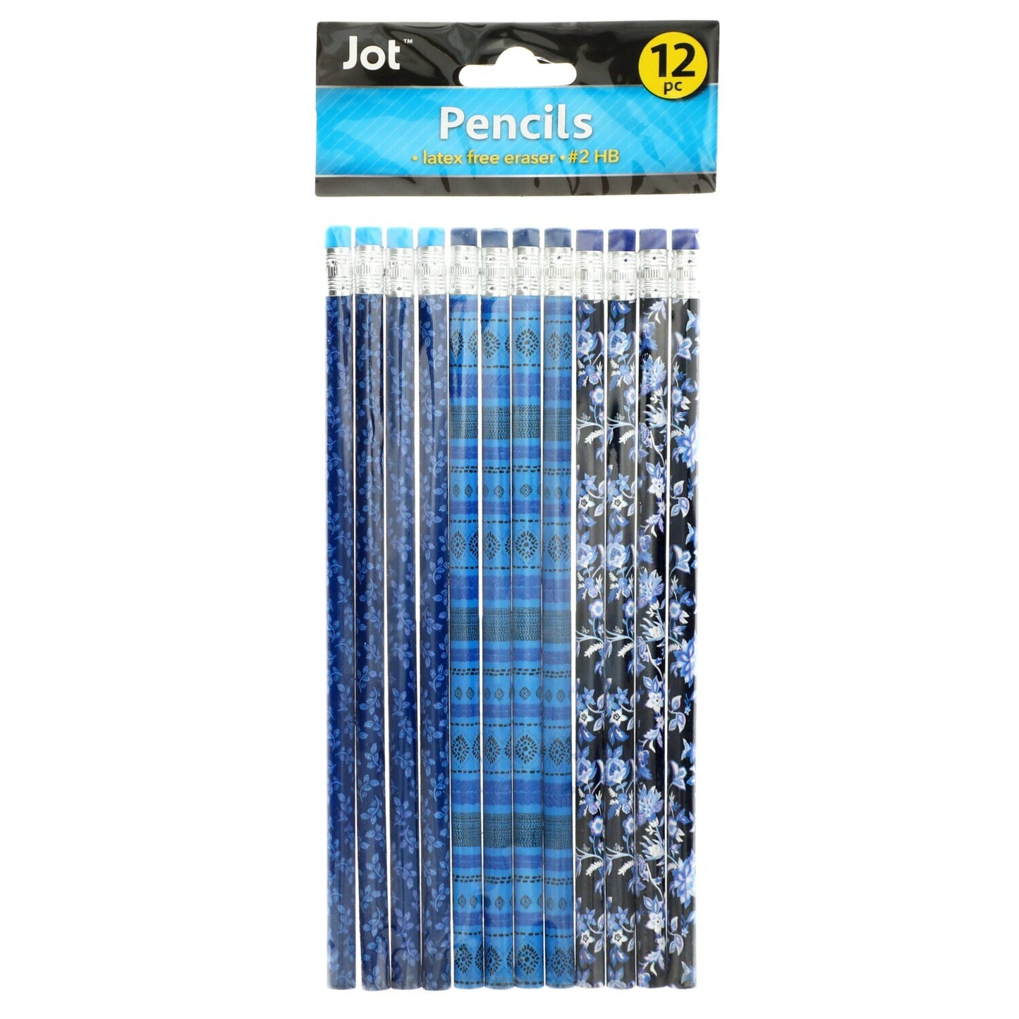 Jot Decorative Wooden #2 Pencils, 12-ct. Packs (Pack of 32)