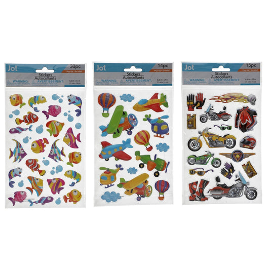 Jot Assorted Pop-Up Foil Stickers (Pack of 36)