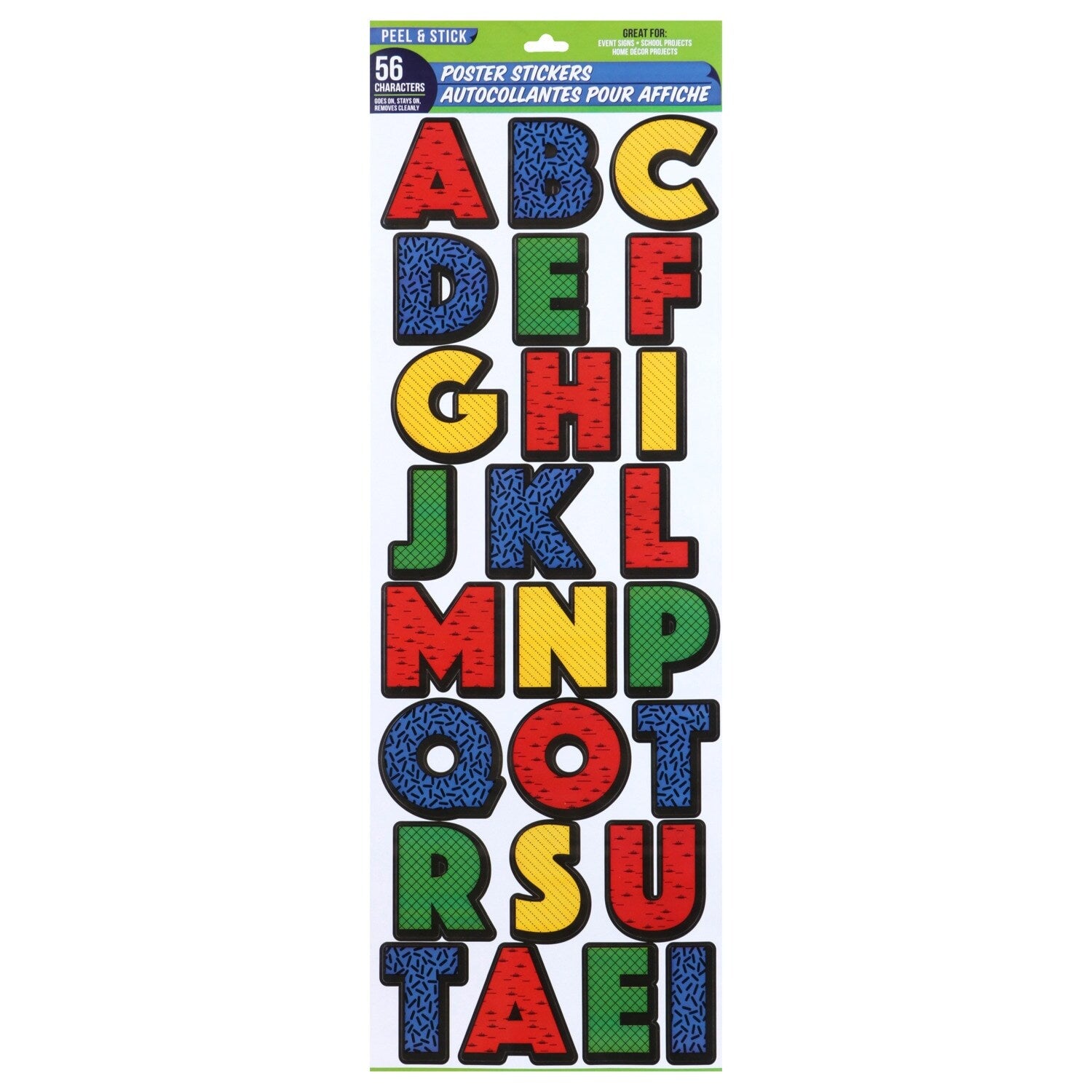 Peel and Stick Poster Stickers (Pack of 36)