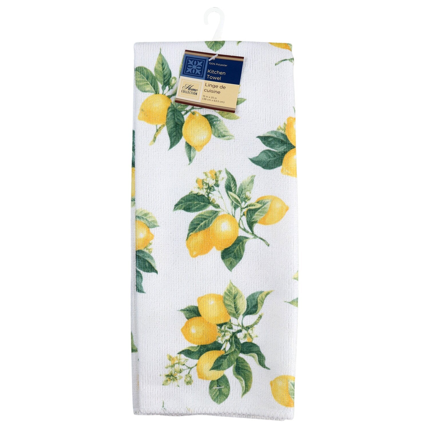 Lemon-Printed Kitchen Towels, 25x15 in. (Pack of 24)