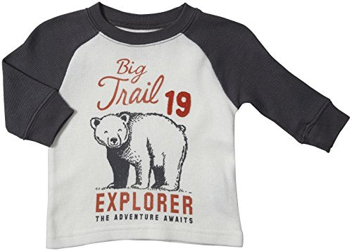 Carter s Graphic Thermal  Baby  - Ivory-3 Months