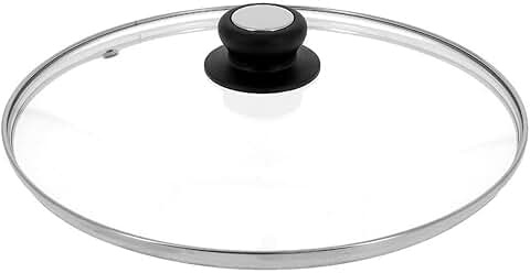 32 cm Tempered Glass Lid with Vent Hole