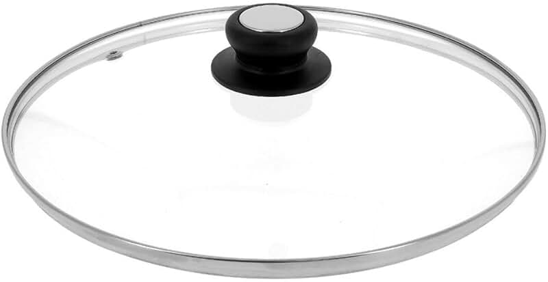 32 cm Tempered Glass Lid with Vent Hole