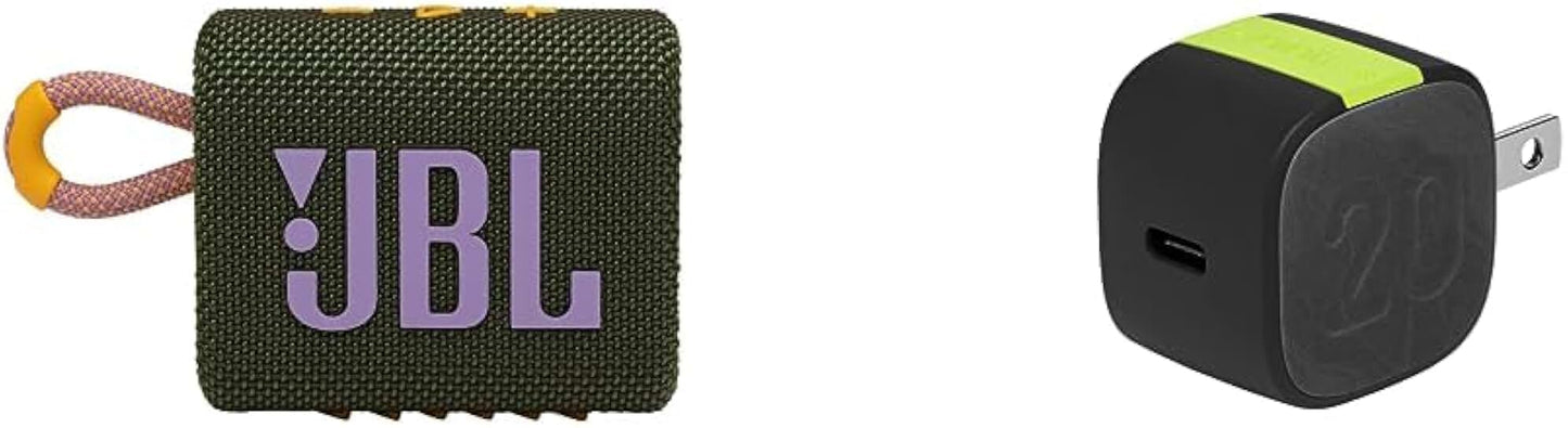 Portable Bluetooth Speaker and Compact USB-C Charger
