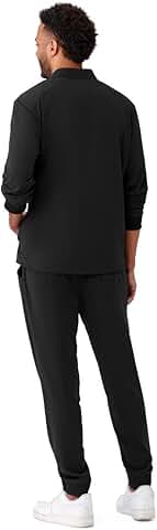 Men's 3-Pocket Athletic Scrub Jacket