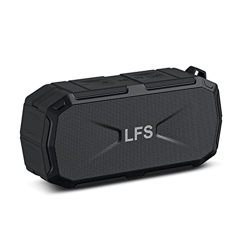IPX7 (10W) Waterproof Bluetooth Speaker, Wireless Portable Bluetooth Speaker with Hi-Quality Sound&Bass,16H Playtime,TWS, Handsfree Call,100ft Range for Home Shower Outdoors Pool Travel