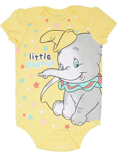 Classics 101 Dalmatians Bambi Dumbo Aristocats Baby Girls 5 Pack Bodysuit 3-6 Months