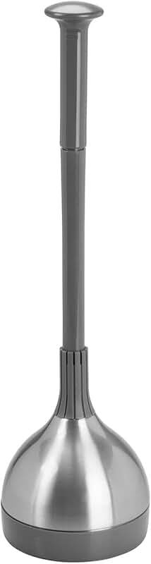 Bathroom Toilet Plunger Set with Storage Caddy